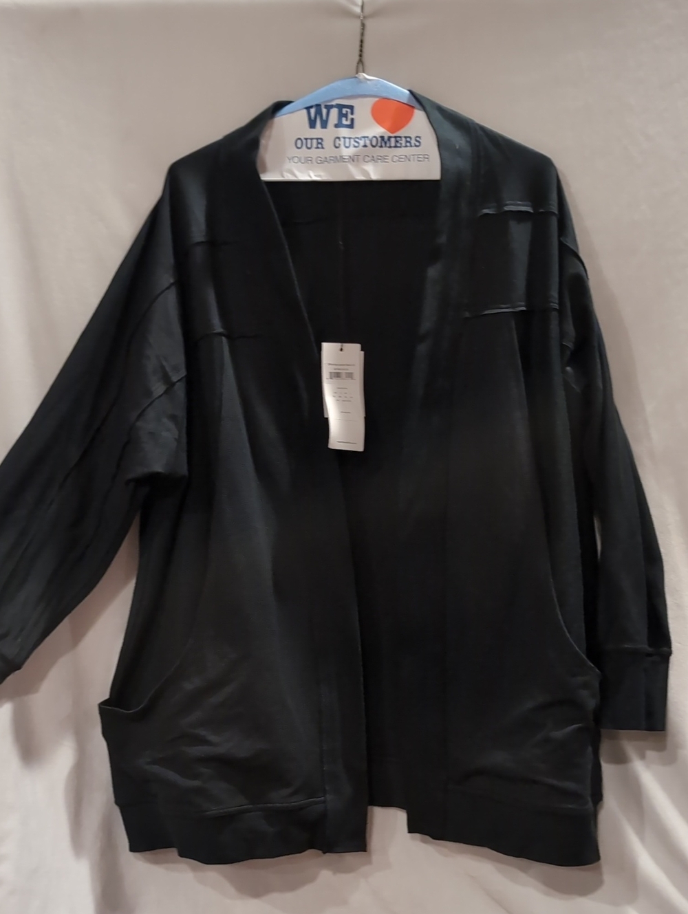 Neon Buddha Black Open-Front Women's Cardigan Jacket